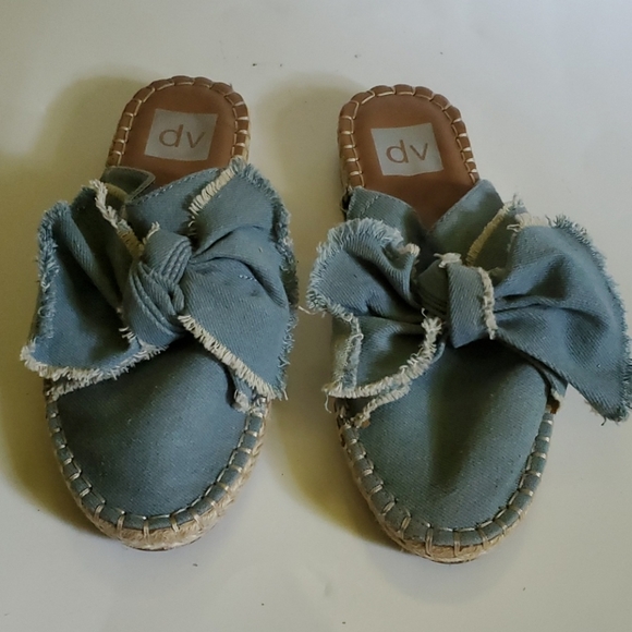DV by Dolce Vita Espadrilles Sandals Blue Denim SHOES Women's Size 6 WOMAN'S - Picture 3 of 12